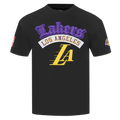 NBA LOS ANGELES LAKERS BEST OF MEN'S DROP SHOULDER TEE (BLACK)