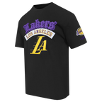 NBA LOS ANGELES LAKERS BEST OF MEN'S DROP SHOULDER TEE (BLACK)