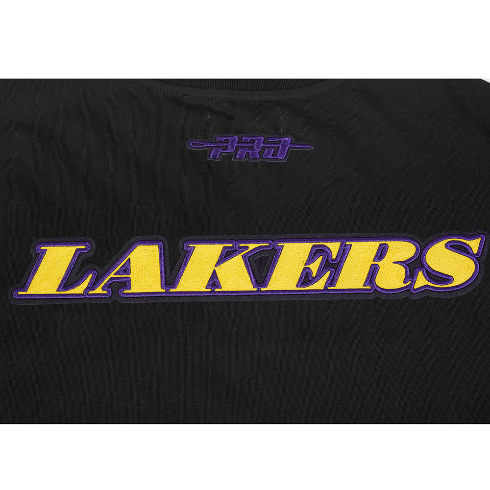 NBA LOS ANGELES LAKERS BEST OF MEN'S DROP SHOULDER TEE (BLACK)