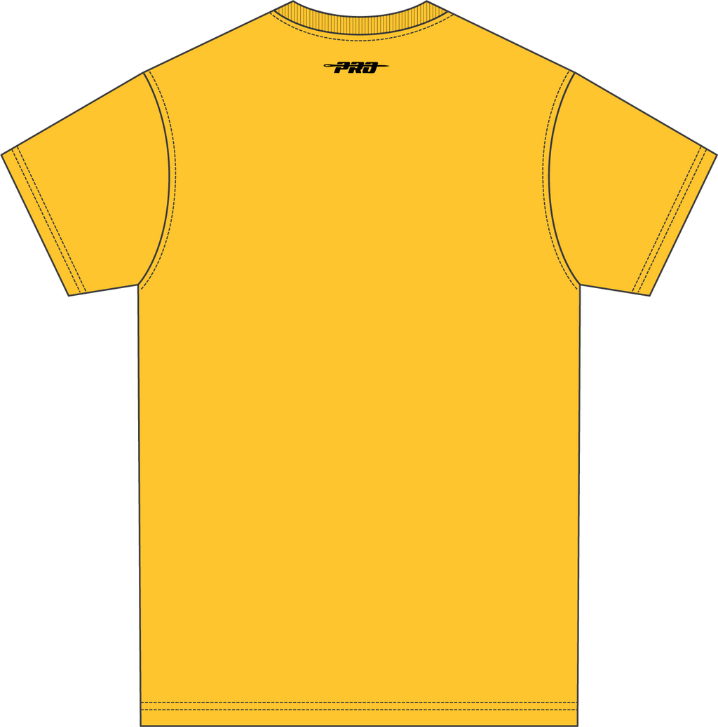 NBA LOS ANGELES LAKERS TEAM BADGE MEN'S SJ TEE (YELLOW)