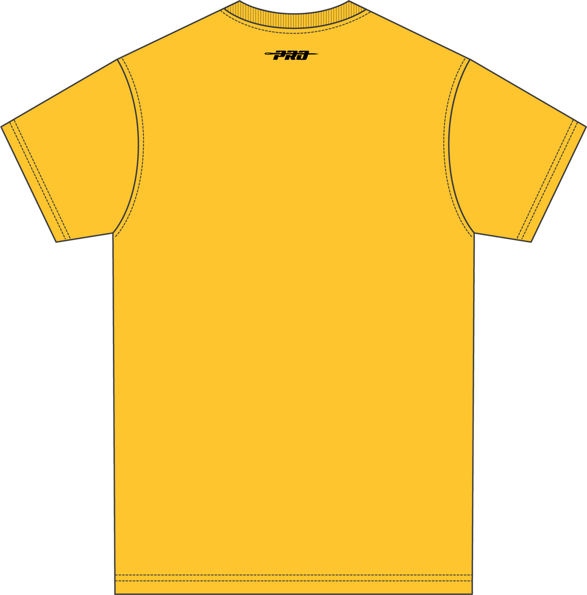 NBA LOS ANGELES LAKERS TEAM BADGE MEN'S SJ TEE (YELLOW)