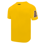 NBA LOS ANGELES LAKERS TEAM BADGE MEN'S SJ TEE (YELLOW)