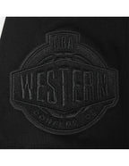 NBA LOS ANGELES LAKERS BLACKOUT MEN'S CJ DROP SHOULDER TEE (BLACK)