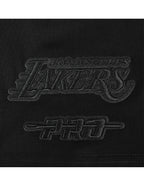 NBA LOS ANGELES LAKERS BLACKOUT MEN'S CJ DROP SHOULDER TEE (BLACK)
