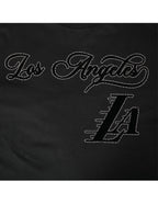 NBA LOS ANGELES LAKERS BLACKOUT MEN'S CJ DROP SHOULDER TEE (BLACK)