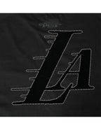 NBA LOS ANGELES LAKERS BLACKOUT MEN'S CJ DROP SHOULDER TEE (BLACK)