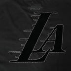 NBA LOS ANGELES LAKERS BLACKOUT MEN'S CJ DROP SHOULDER TEE (BLACK)