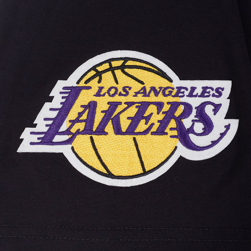 NBA LOS ANGELES LAKERS MODERN ORIGINALS T-SHIRT EN JERSEY SIMPLE POUR HOMME (NOIR)