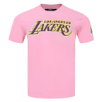 NBA LOS ANGELES LAKERS CLASSIC CHENILLE MEN'S SJ TEE (PINK)