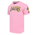 NBA LOS ANGELES LAKERS CLASSIC CHENILLE MEN'S SJ TEE (PINK)