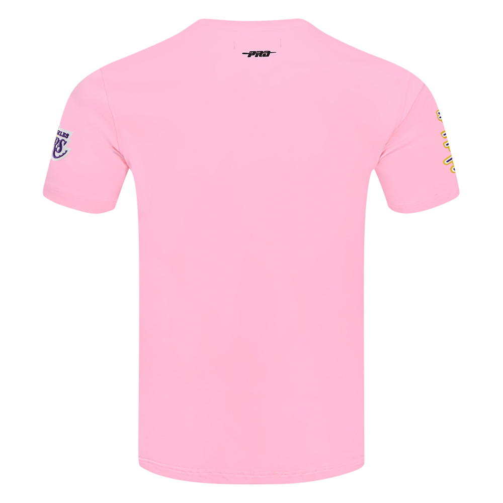 NBA LOS ANGELES LAKERS CLASSIC CHENILLE MEN'S SJ TEE (PINK)
