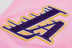 NBA LOS ANGELES LAKERS CLASSIC CHENILLE MEN'S SJ TEE (PINK)