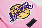 NBA LOS ANGELES LAKERS CLASSIC CHENILLE MEN'S SJ TEE (PINK)