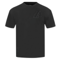 NBA LOS ANGELES LAKERS NEUTRAL T-SHIRT EN JERSEY DE COTON À ÉPAULES TOMBANTES POUR HOMME (NOIR)