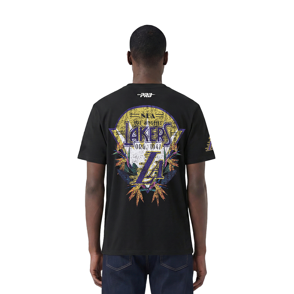 NBA LOS ANGELES LAKERS PARADISE MEN'S S/S TEE (BLACK)