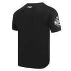 NBA LOS ANGELES LAKERS LETTERMAN T-SHIRT À MANCHES COURTES POUR HOMME (NOIR)