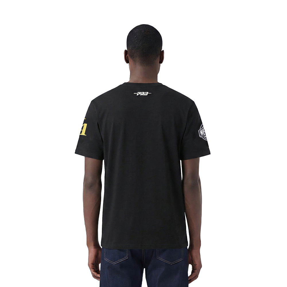 NBA LOS ANGELES LAKERS LETTERMAN MEN'S S/S TEE (BLACK)