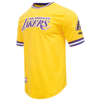 NBA LOS ANGELES LAKERS CLASSIC CHENILLE CHEMISE POUR HOMME (JAUNE/VIOLET)
