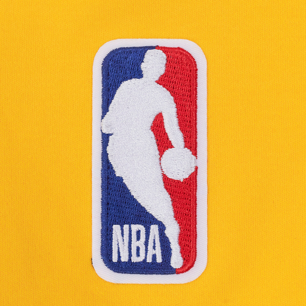 NBA LOS ANGELES LAKERS CLASSIC CHENILLE CHEMISE POUR HOMME (JAUNE/VIOLET)