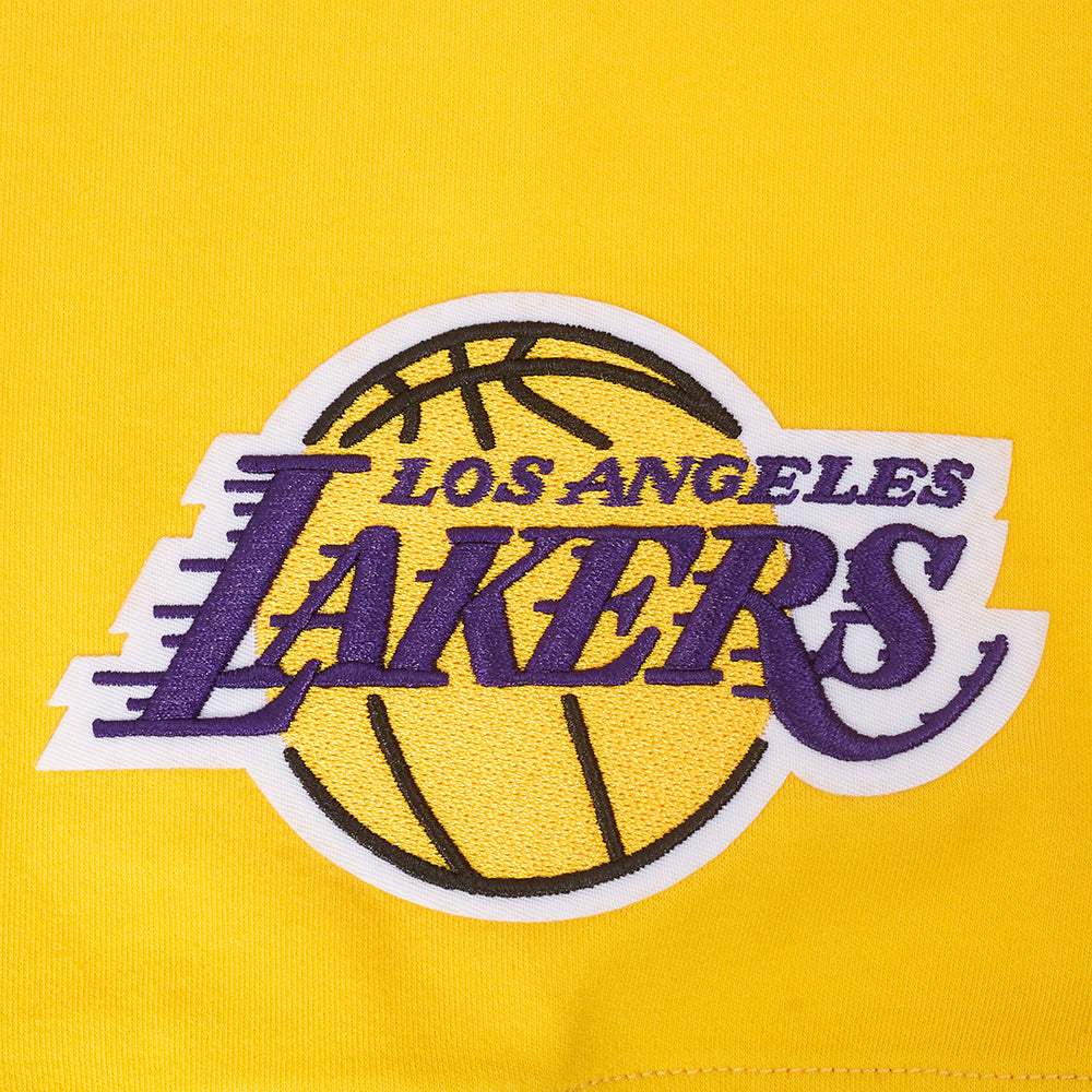 NBA LOS ANGELES LAKERS CLASSIC CHENILLE CHEMISE POUR HOMME (JAUNE/VIOLET)