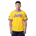 NBA LOS ANGELES LAKERS CLASSIC CHENILLE CHEMISE POUR HOMME (JAUNE/VIOLET)