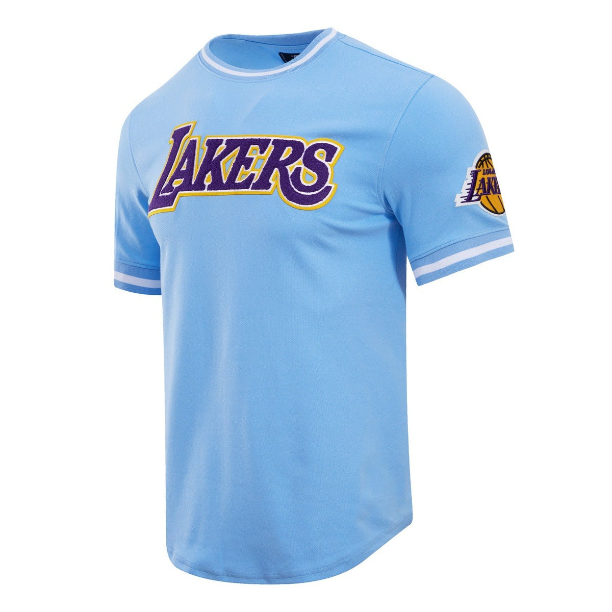 NBA LOS ANGELES LAKERS CLASSIC CHENILLE MEN'S TEE (UNIVERSITY BLUE)