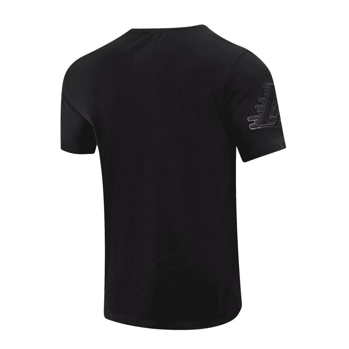 NBA LOS ANGELES LAKERS TRIPLE BLACK LOGO PRO TEAM MEN'S TEE (BLACK)