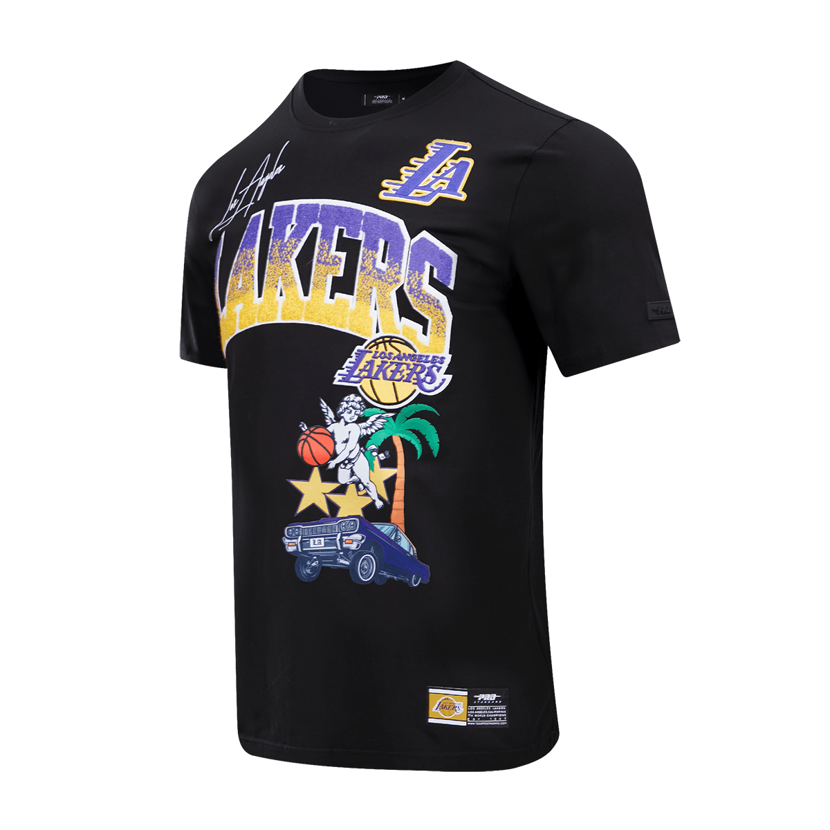 NBA LOS ANGELES LAKERS HOMETOWN MEN'S TEE (BLACK)