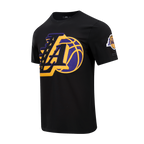 NBA LOS ANGELES LAKERS T-SHIRT MASHUP POUR HOMME (NOIR)