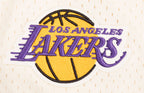 NBA LOS ANGELES LAKERS ROSES MESH BUTTON DOWN SHIRT (EGGSHELL)