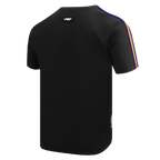NBA LOS ANGELES LAKERS RETRO CLASSIC MEN'S STRIPED TEE (BLACK/PURPLE/YELLOW)