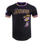 NBA LOS ANGELES LAKERS RETRO CLASSIC MEN'S TEE (BLACK/PURPLE/YELLOW)