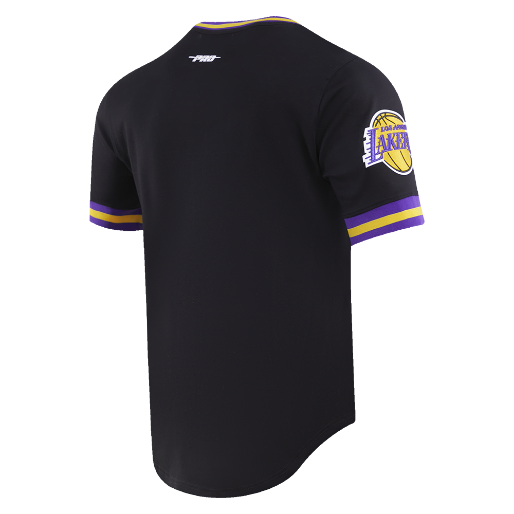NBA LOS ANGELES LAKERS RETRO CLASSIC MEN'S TEE (BLACK/PURPLE/YELLOW)