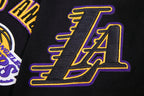NBA LOS ANGELES LAKERS RETRO CLASSIC MEN'S TEE (BLACK/PURPLE/YELLOW)