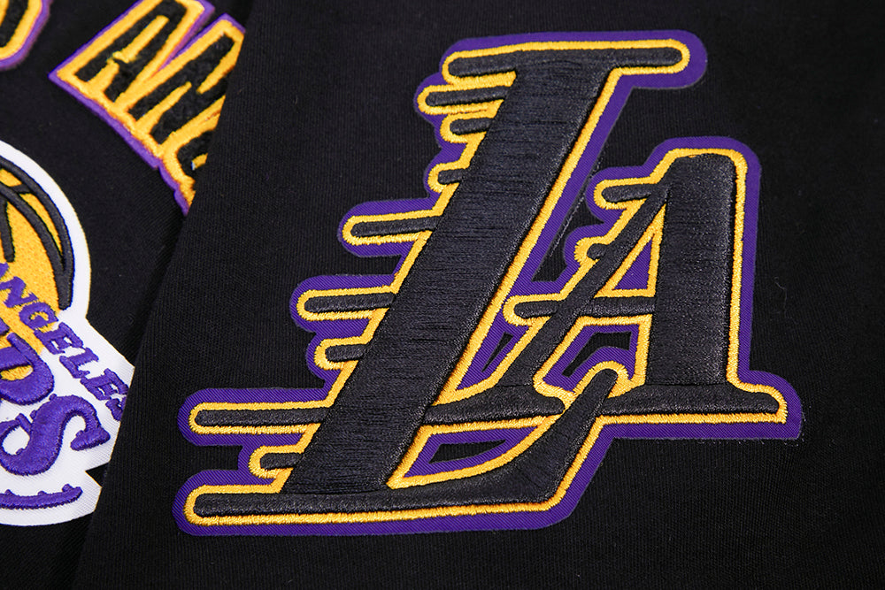 NBA LOS ANGELES LAKERS RETRO CLASSIC MEN'S TEE (BLACK/PURPLE/YELLOW)