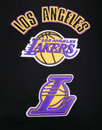 NBA LOS ANGELES LAKERS RETRO CLASSIC MEN'S TEE (BLACK/PURPLE/YELLOW)