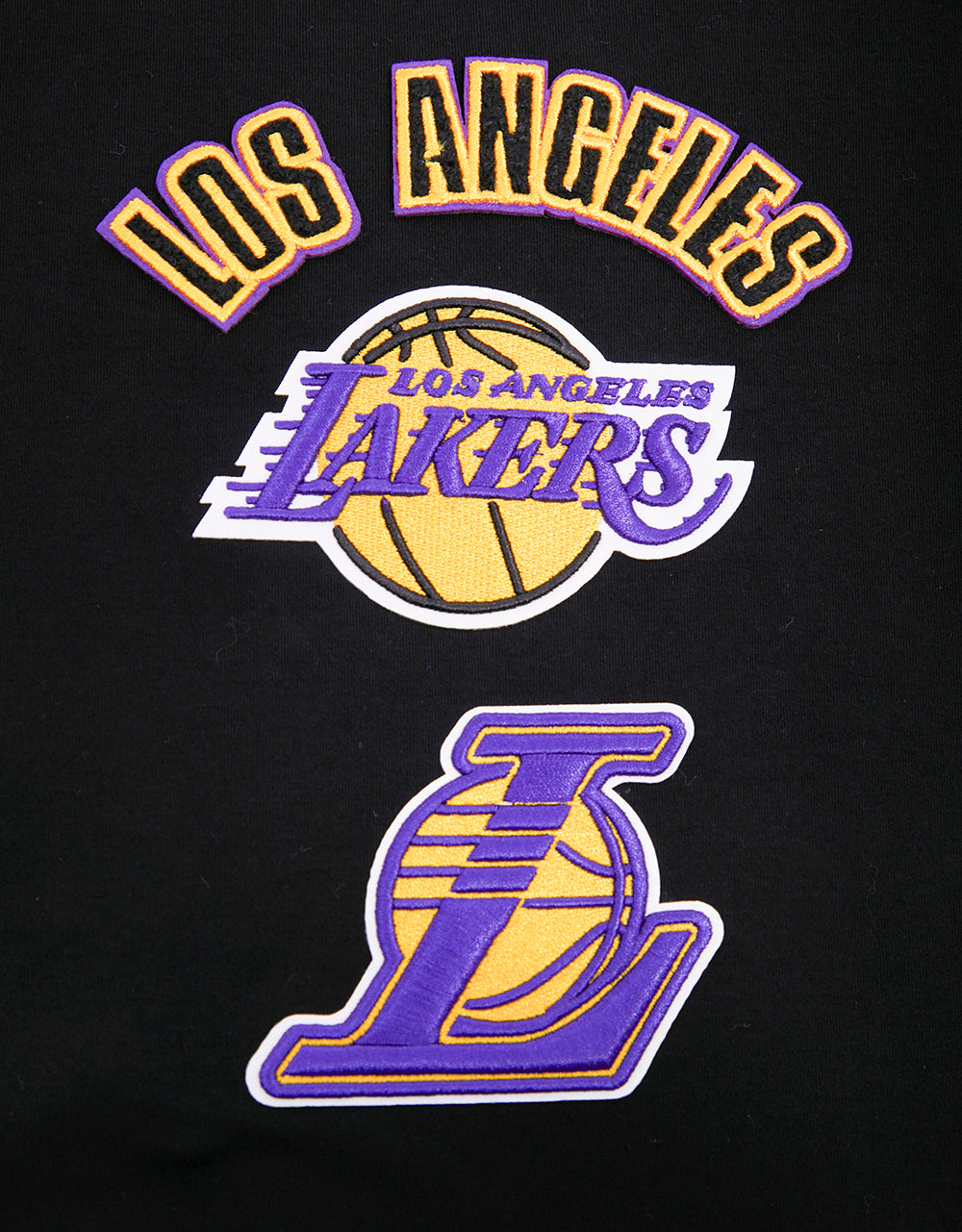 NBA LOS ANGELES LAKERS RETRO CLASSIC MEN'S TEE (BLACK/PURPLE/YELLOW)