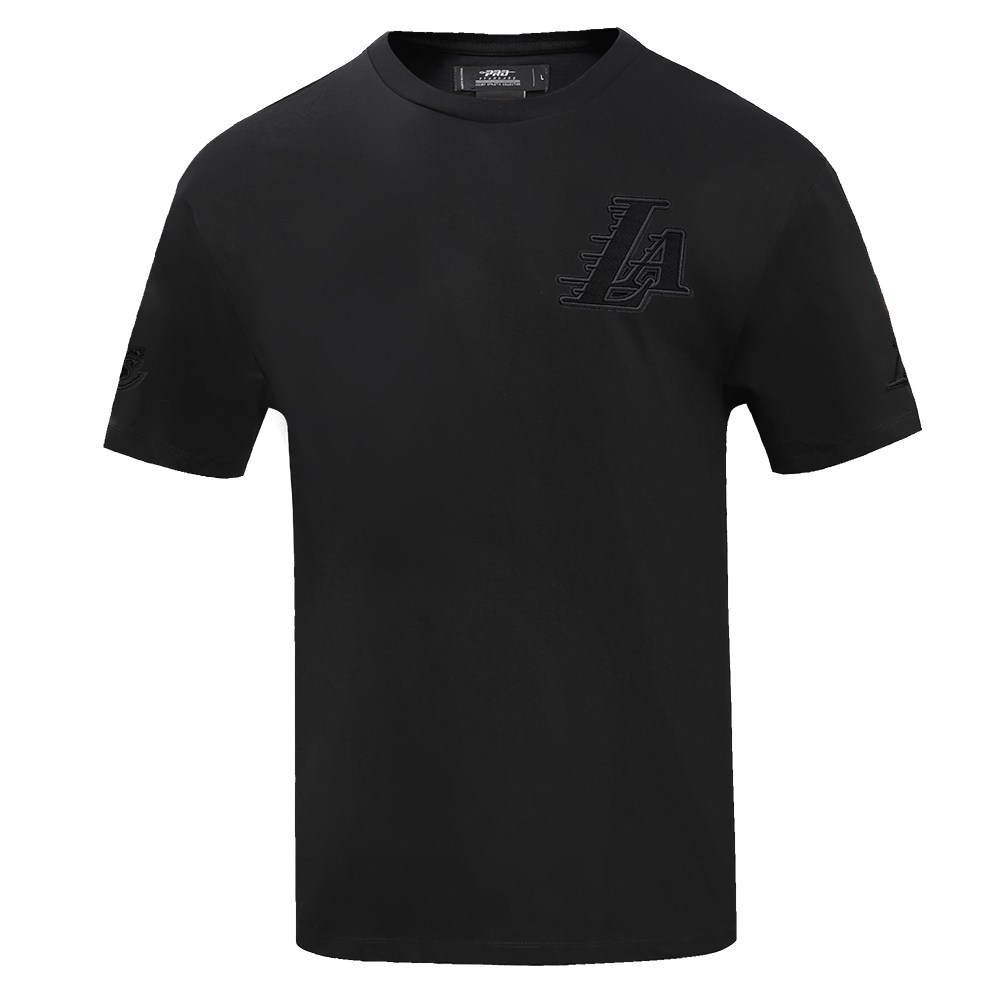 NBA LOS ANGELES LAKERS NEUTRAL DROP SHOULDER MEN'S TEE (BLACK)