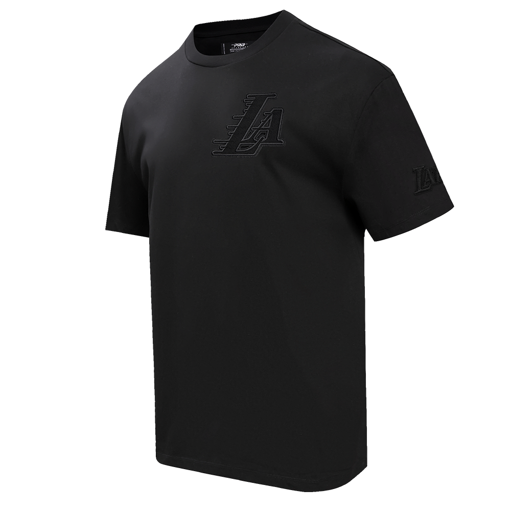 NBA LOS ANGELES LAKERS NEUTRAL DROP SHOULDER MEN'S TEE (BLACK)