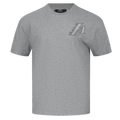 NBA LOS ANGELES LAKERS NEUTRAL T-SHIRT À ÉPAULES TOMBANTES POUR HOMME (GRIS CHINÉ FONCÉ)