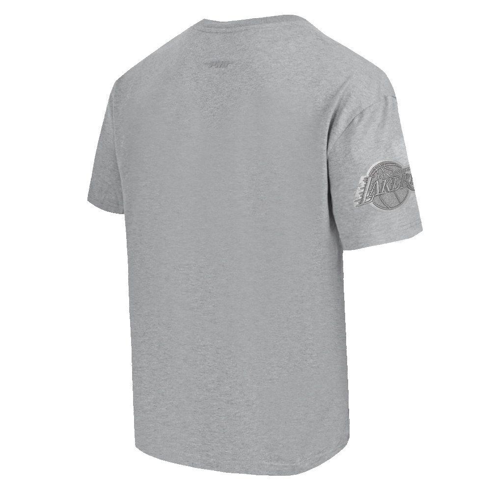 NBA LOS ANGELES LAKERS NEUTRAL T-SHIRT À ÉPAULES TOMBANTES POUR HOMME (GRIS CHINÉ FONCÉ)
