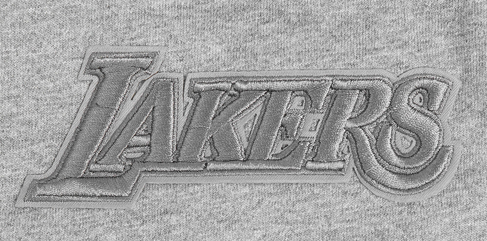 NBA LOS ANGELES LAKERS NEUTRAL T-SHIRT À ÉPAULES TOMBANTES POUR HOMME (GRIS CHINÉ FONCÉ)