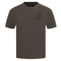 NBA LOS ANGELES LAKERS NEUTRAL T-SHIRT À ÉPAULES TOMBANTES POUR HOMME (TAUPE FONCÉ)
