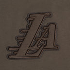 NBA LOS ANGELES LAKERS NEUTRAL T-SHIRT À ÉPAULES TOMBANTES POUR HOMME (TAUPE FONCÉ)