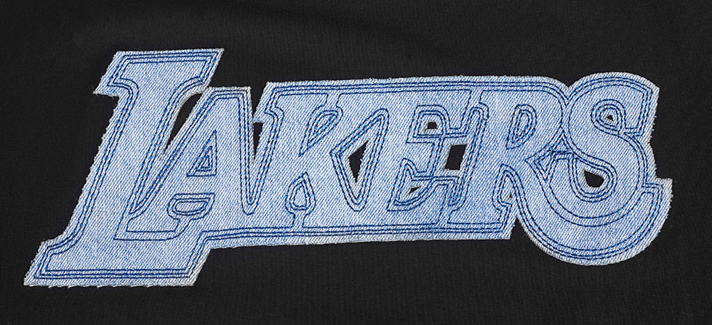 NBA LOS ANGELES LAKERS VARSITY BLUES T-SHIRT POUR HOMME (NOIR)