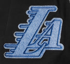 NBA LOS ANGELES LAKERS VARSITY BLUES T-SHIRT POUR HOMME (NOIR)