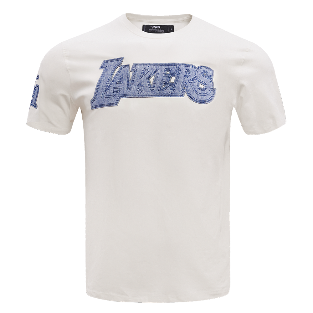 NBA LOS ANGELES LAKERS VARSITY BLUES MEN'S TEE (LINEN)