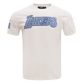 NBA LOS ANGELES LAKERS VARSITY BLUES MEN'S TEE (LINEN)