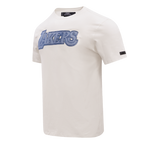 NBA LOS ANGELES LAKERS VARSITY BLUES MEN'S TEE (LINEN)