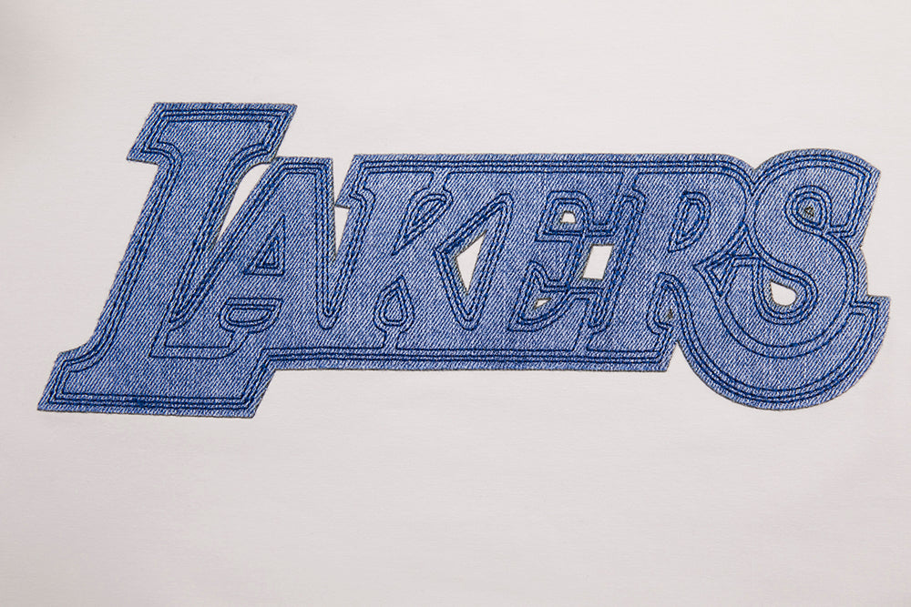NBA LOS ANGELES LAKERS VARSITY BLUES MEN'S TEE (LINEN)
